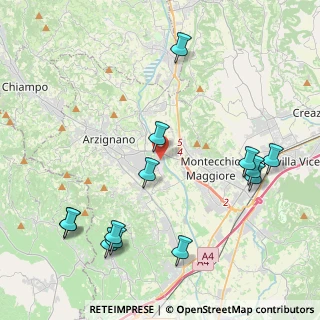 Mappa Via Ferraretta, 36071 Arzignano VI, Italia (4.96692)
