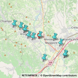 Mappa Via Ferraretta, 36071 Arzignano VI, Italia (4.09167)