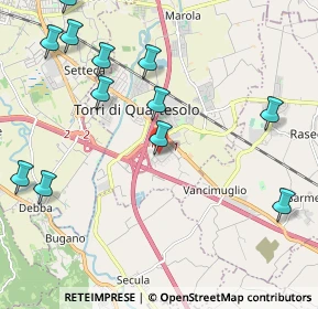Mappa Centro Acquisti Le Piramidi, 36040 Torri di Quartesolo VI, Italia (2.56667)