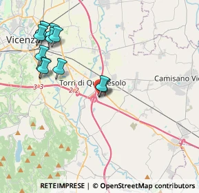 Mappa Centro Acquisti Le Piramidi, 36040 Torri di Quartesolo VI, Italia (4.4875)