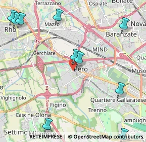 Mappa Via Oratorio, 20016 Pero MI, Italia (3.20167)