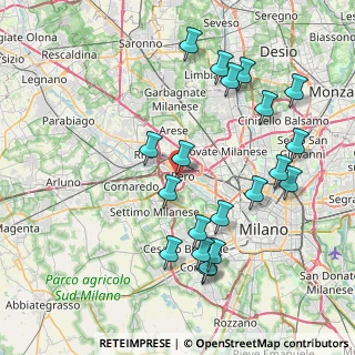 Mappa Via Oratorio, 20016 Pero MI, Italia (8.5365)