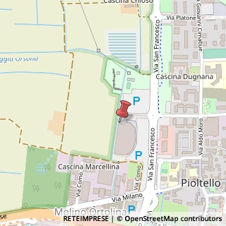 Mappa Viale San Francesco, 33, 20096 Pioltello, Milano (Lombardia)