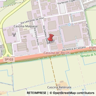 Mappa Via Galileo Galilei, 4, 20060 Cassina de' Pecchi, Milano (Lombardia)