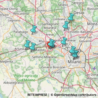Mappa Via Giuseppe di Vittorio, 20016 Pero MI, Italia (6.74)