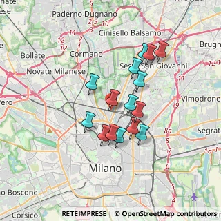 Mappa Via Siderno, 20159 Milano MI, Italia (2.83133)