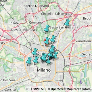 Mappa Via Siderno, 20159 Milano MI, Italia (2.92882)