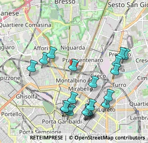 Mappa Via Siderno, 20159 Milano MI, Italia (2.1845)