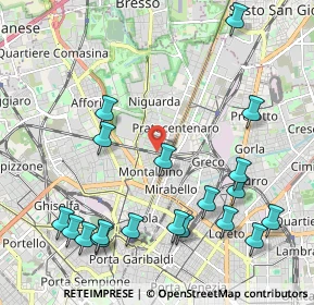 Mappa Via Siderno, 20159 Milano MI, Italia (2.52316)