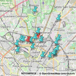 Mappa Via Siderno, 20162 Milano MI, Italia (2.061)