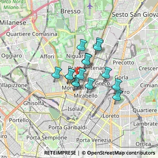 Mappa Via Siderno, 20159 Milano MI, Italia (1.128)