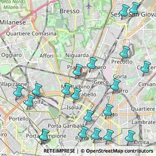 Mappa Via Siderno, 20159 Milano MI, Italia (2.975)
