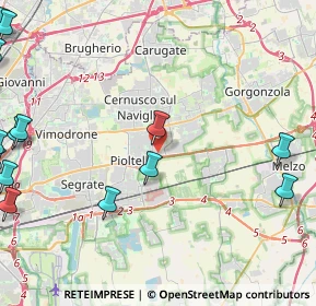 Mappa Via Cremona, 20063 Cernusco sul Naviglio MI, Italia (7.0625)