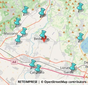 Mappa Via Ormadelli, 25081 Bedizzole BS, Italia (5.17667)