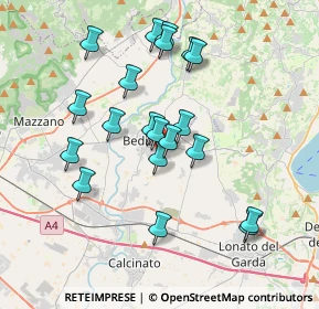 Mappa Via Ormadelli, 25081 Bedizzole BS, Italia (3.47)