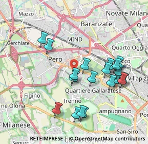 Mappa Via Appennini, 20151 Milano MI, Italia (1.918)