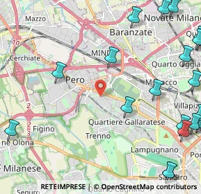 Mappa Via Appennini, 20151 Milano MI, Italia (3.3545)