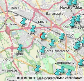 Mappa Via Appennini, 20151 Milano MI, Italia (2.8475)