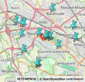 Mappa Via Appennini, 20151 Milano MI, Italia (1.81063)