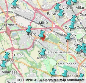 Mappa Via Appennini, 20151 Milano MI, Italia (3.15053)