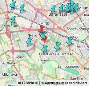 Mappa Via Appennini, 20151 Milano MI, Italia (2.60895)