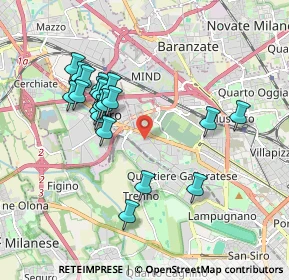 Mappa Via Appennini, 20151 Milano MI, Italia (1.763)
