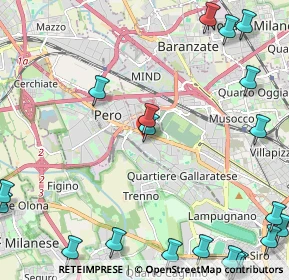 Mappa Via Appennini, 20151 Milano MI, Italia (3.3835)