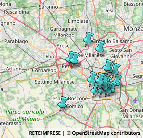 Mappa Via Appennini, 20151 Milano MI, Italia (7.31316)