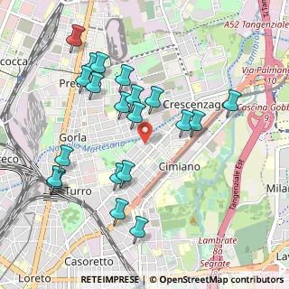 Mappa Via Privata Giovacchino Belli, 20127 Milano MI, Italia (1.0195)