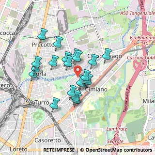 Mappa Via Privata Giovacchino Belli, 20127 Milano MI, Italia (0.725)
