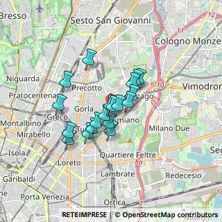 Mappa Via Privata Giovacchino Belli, 20127 Milano MI, Italia (1.19789)