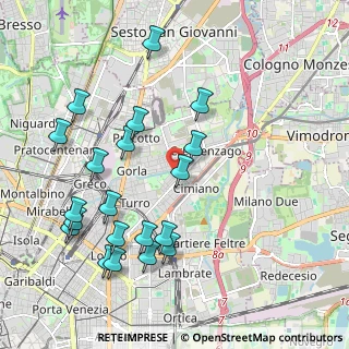 Mappa Via Privata Giovacchino Belli, 20127 Milano MI, Italia (2.227)