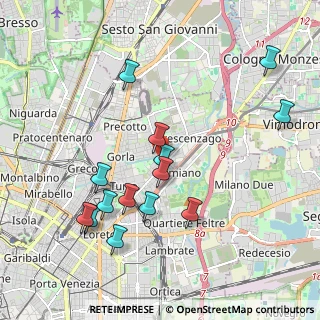 Mappa Via Privata Giovacchino Belli, 20127 Milano MI, Italia (2.04571)