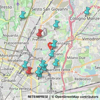 Mappa Via Privata Giovacchino Belli, 20127 Milano MI, Italia (2.20308)