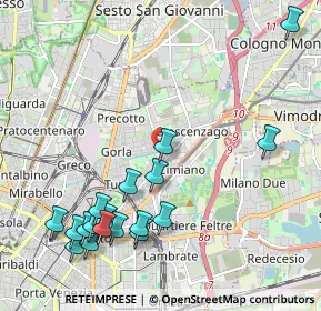Mappa Via Privata Giovacchino Belli, 20127 Milano MI, Italia (2.47)