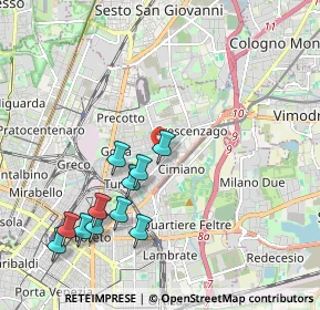 Mappa Via Privata Giovacchino Belli, 20127 Milano MI, Italia (2.14)