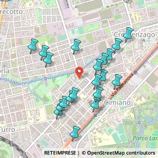 Mappa Via Privata Giovacchino Belli, 20127 Milano MI, Italia (0.486)
