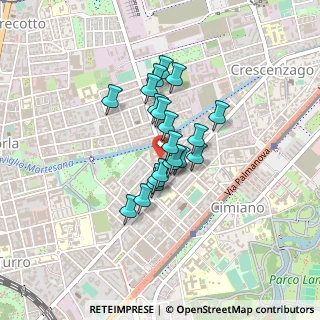 Mappa Via Privata Giovacchino Belli, 20127 Milano MI, Italia (0.284)