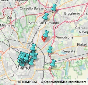 Mappa Via Privata Giovacchino Belli, 20127 Milano MI, Italia (4.55895)