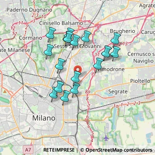 Mappa Via Privata Giovacchino Belli, 20127 Milano MI, Italia (3.41333)
