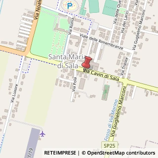 Mappa Via Cavin di Sala, 69, 30036 Santa Maria di Sala, Venezia (Veneto)