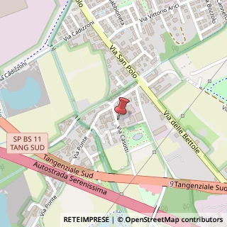 Mappa Via Casotti, 17, 25134 Brescia, Brescia (Lombardia)