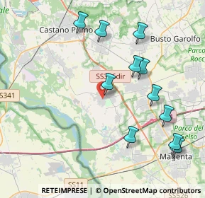 Mappa Via Filadelfia, 20012 Cuggiono MI, Italia (4.29455)