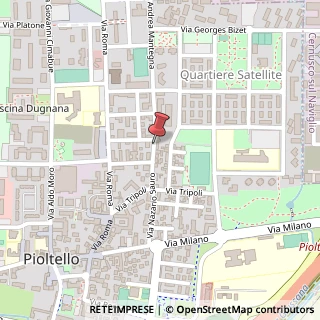 Mappa Via Andrea Mantegna, 21, 20096 Pioltello, Milano (Lombardia)