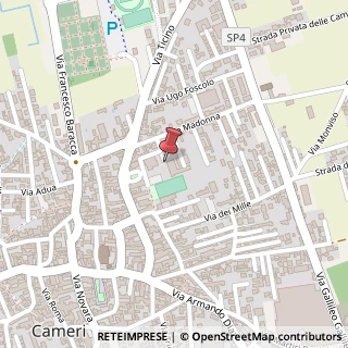 Mappa Vicolo Caserma, 11, 28062 Cameri, Novara (Piemonte)