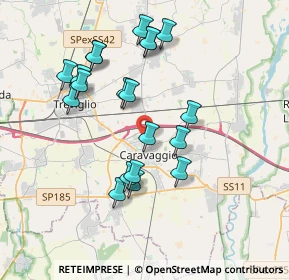 Mappa Via Giuseppe Parini, 24043 Caravaggio BG, Italia (3.556)
