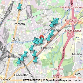 Mappa Via Padova, 20123 Milano MI, Italia (0.95667)