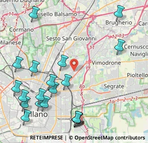 Mappa Via Privata Paolo Dal Pozzo Toscanelli, 20132 Milano MI, Italia (5.374)