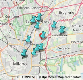 Mappa Via Privata Paolo Dal Pozzo Toscanelli, 20132 Milano MI, Italia (3.20059)