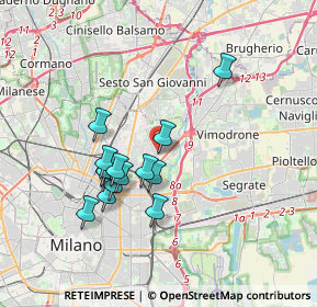 Mappa Via Privata Paolo Dal Pozzo Toscanelli, 20132 Milano MI, Italia (3.09643)